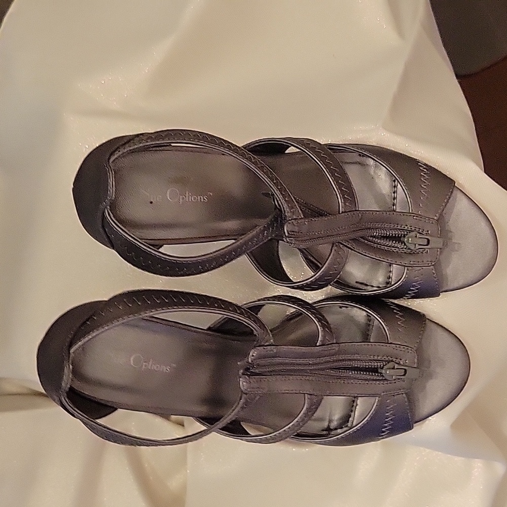 Nue Options Womens Dize 8.5 Pewter Heels.
